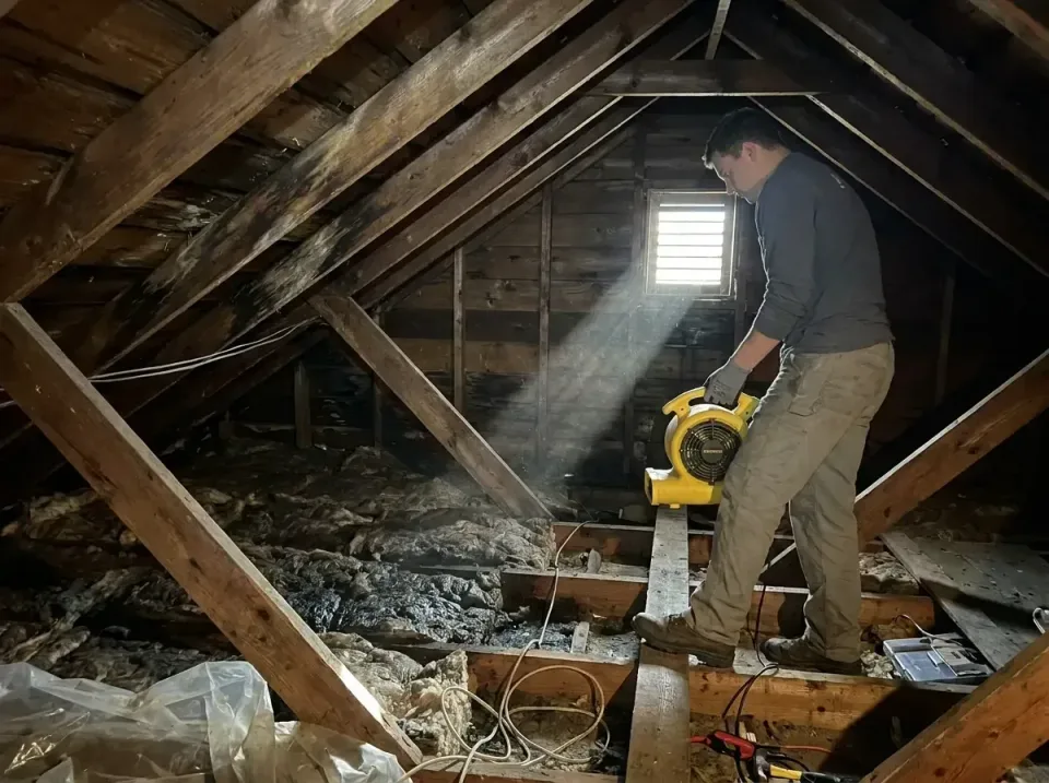 attic-water-damage-drying-proc-007 — frequently asked questions, Emergency Water Extraction & 24/7 Flood Response in Horsehe…